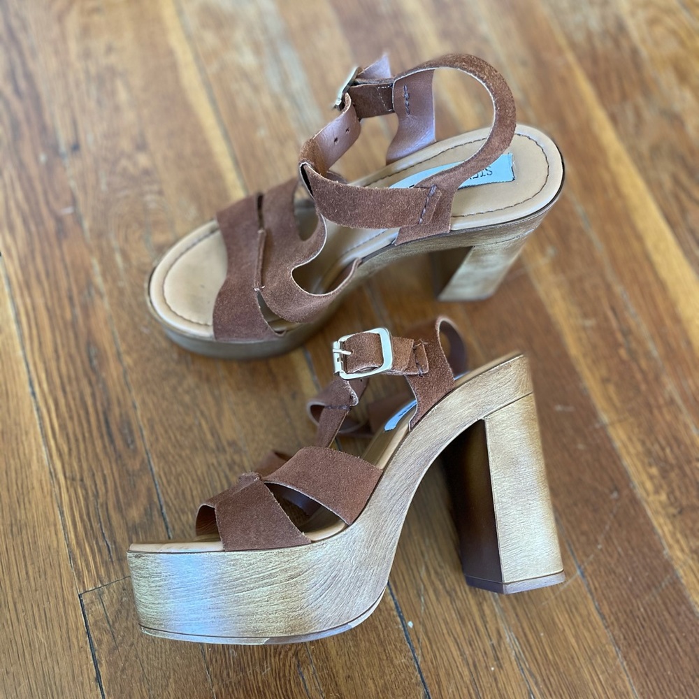 Steve Madden Wooden Platforms